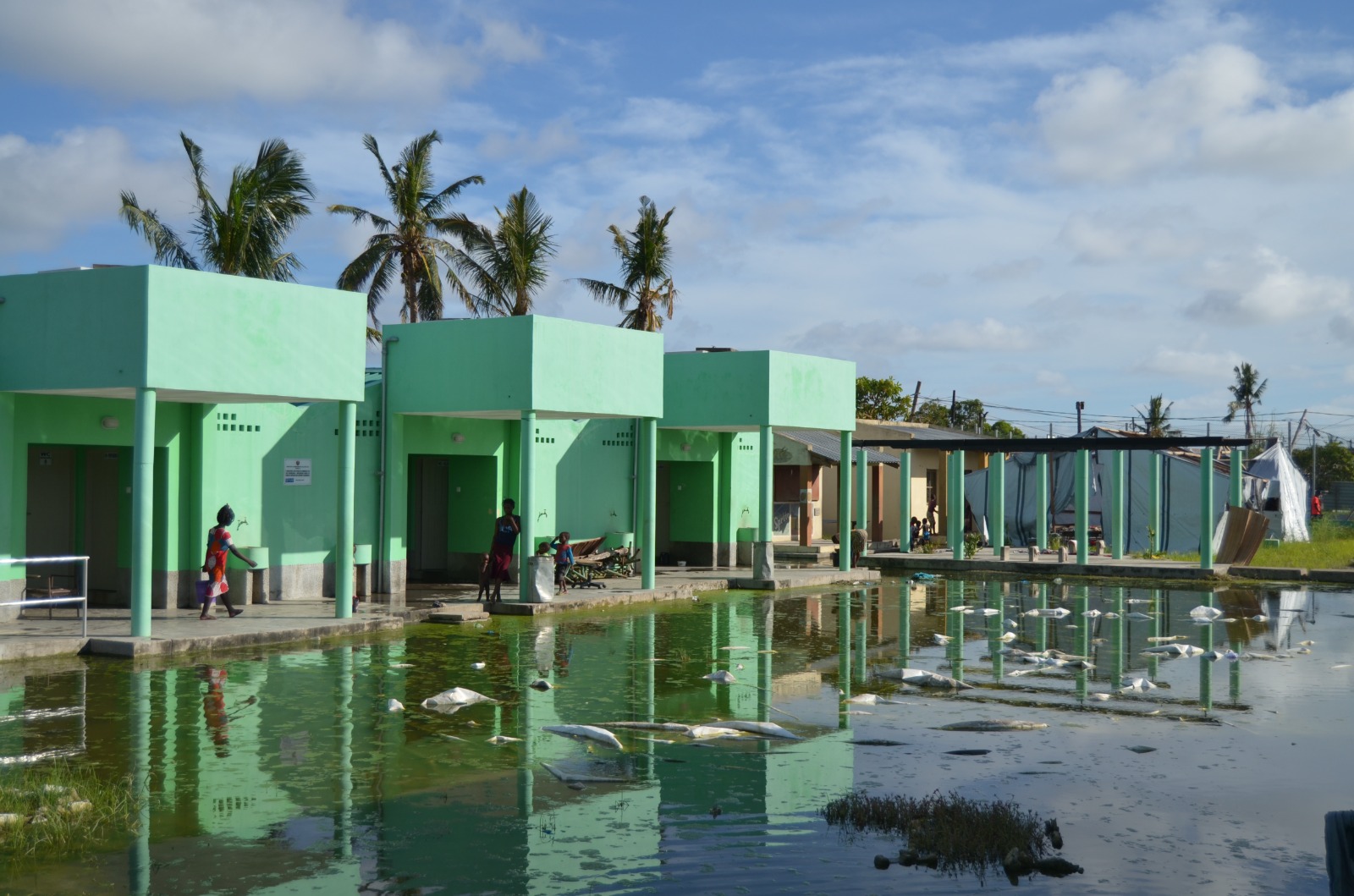 Flooded area in the city of Beira, Mozambique, following Cyclone Eloise. Extreme events highlight the urgency of strengthening climate adaptation. Credit: Rafael Campos/WFP