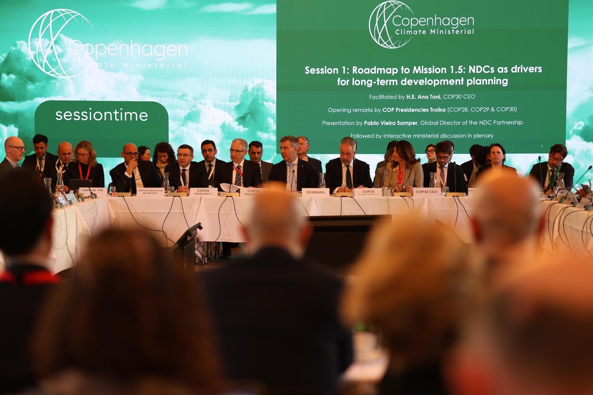 Copenhagen climate minister attends COP30 negotiations.