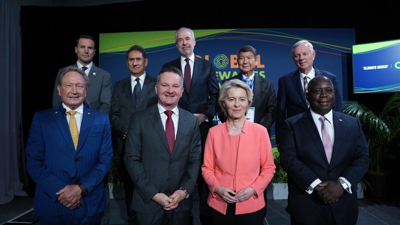 Government and business leaders commit to accelerating the abundance of renewable energy. Credit: Global Renewables Alliance