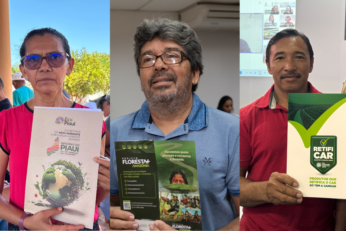 On the first day of the Forest Code Task Force, beneficiaries received updates to their Rural Environmental Registry (CAR) and assessments of their environmental compliance. Photos: MGI