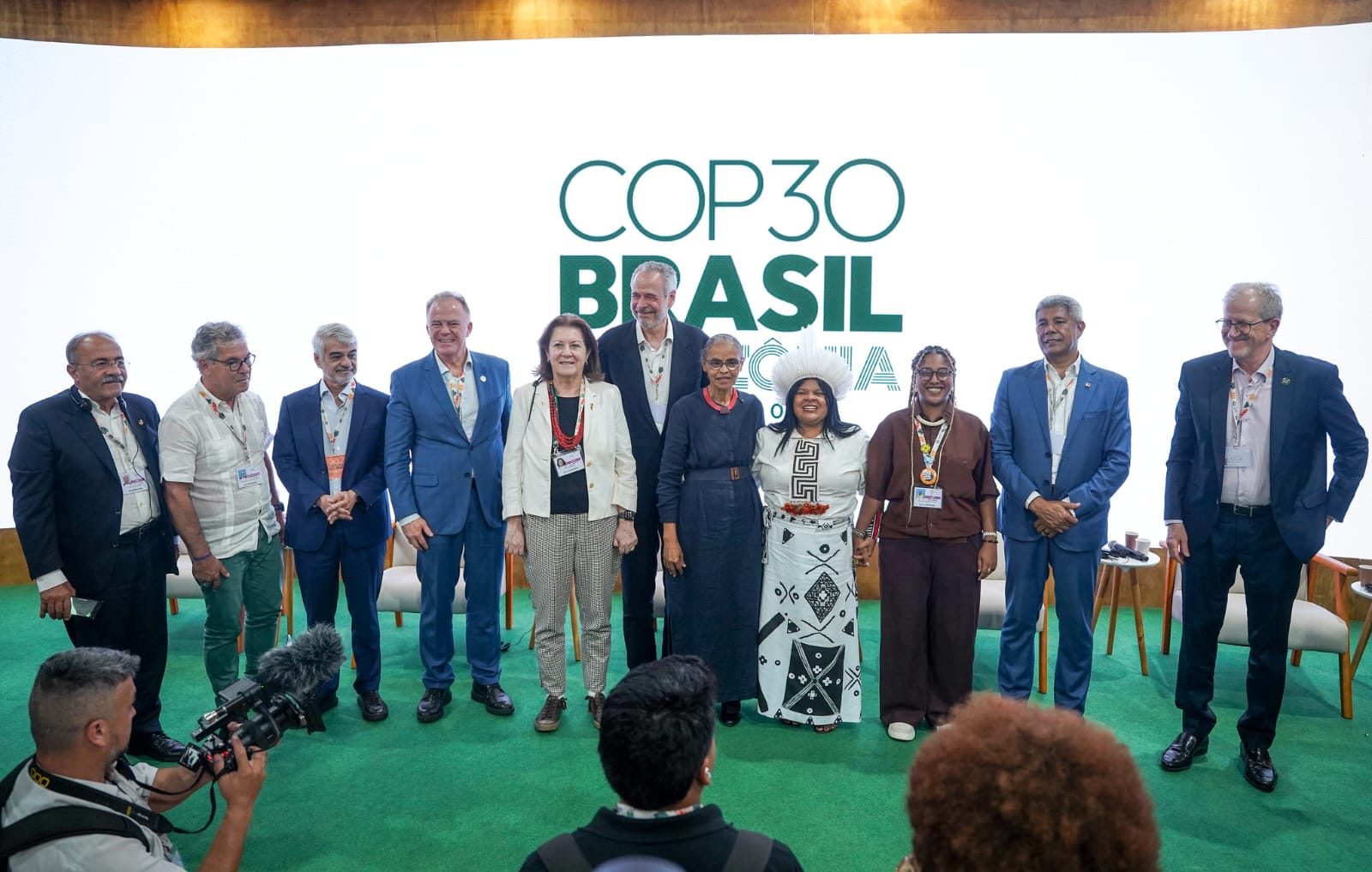 With the theme “The Moment is for Climate Action”, the space will serve as a meeting place for dialogue and presentations of Brazilian initiatives to tackle climate change by a variety of actors. Photo: Fernando Donasci/MMA