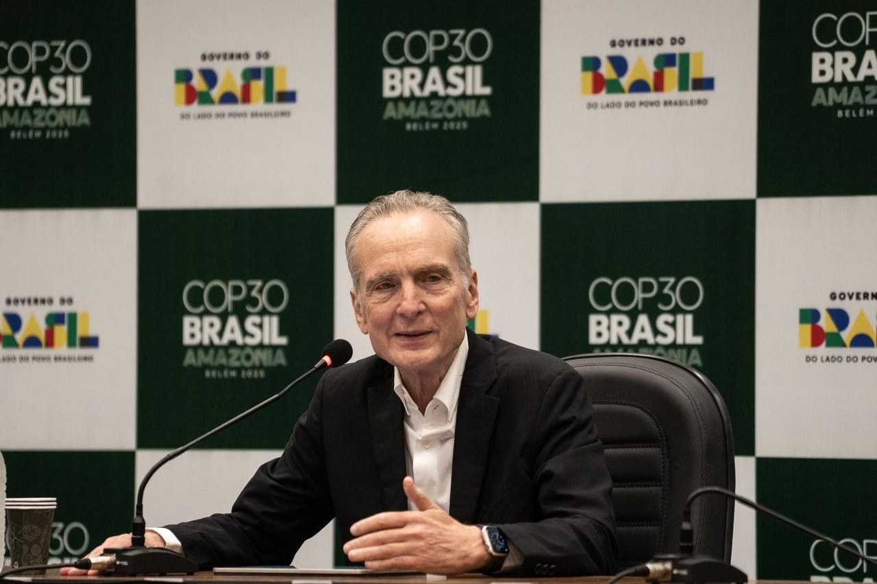 José Alexandre Scheinkman presented proposals to expand tropical countries’ access to preservation and climate adaptation resources. Photo: Rafael Medelima / COP30