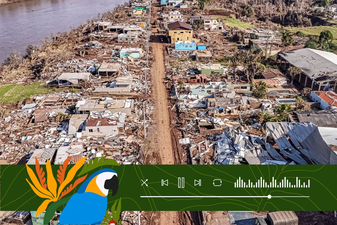 Devastation in the Navegantes neighborhood, Arroio do Meio, Rio Grande do Sul | Foto: Ricardo Stuckert/PR