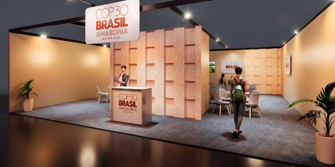 The model shows the booths available for the Green Zone