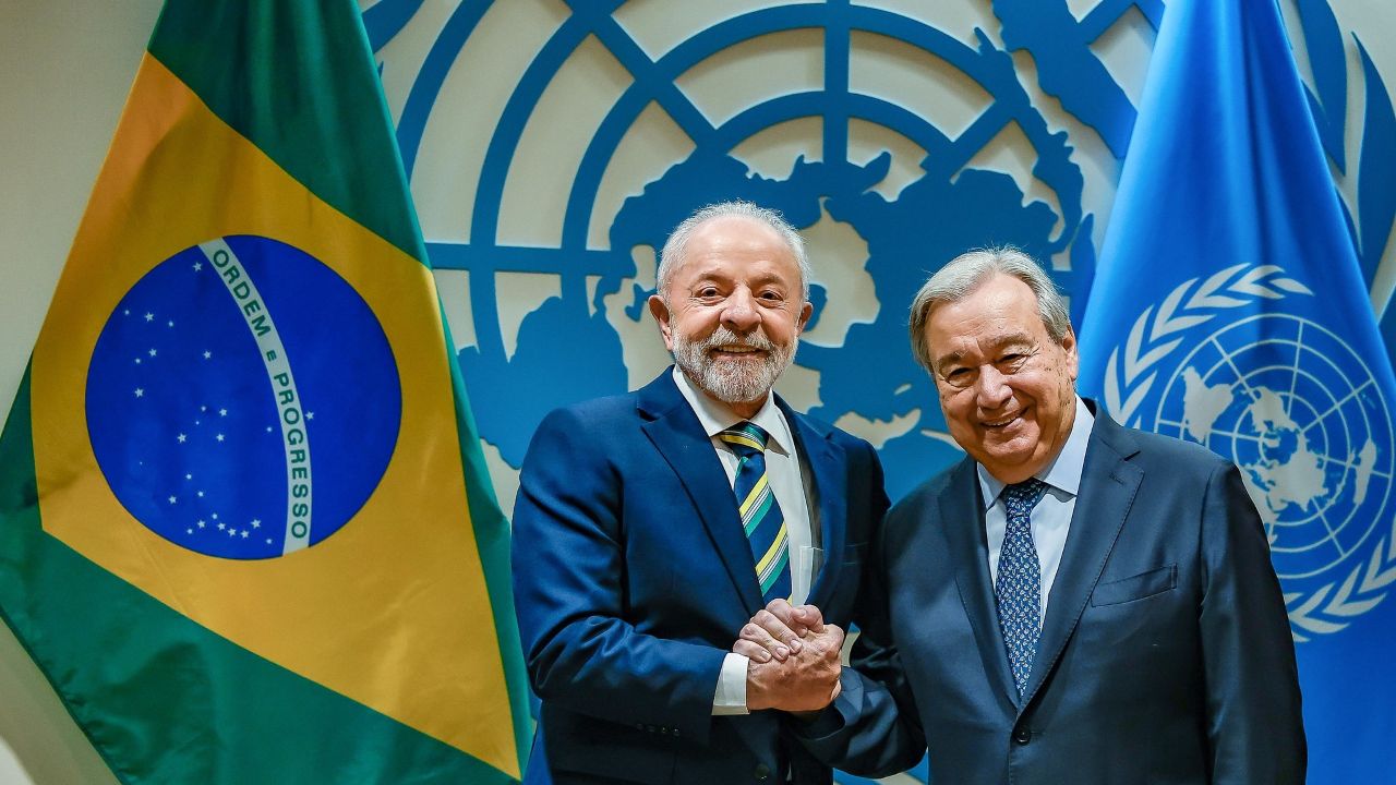 At the Climate Summit in New York, Lula and Guterres called for the submission of NDCs alongside 120 countries – Image: Ricardo Stuckert / PR