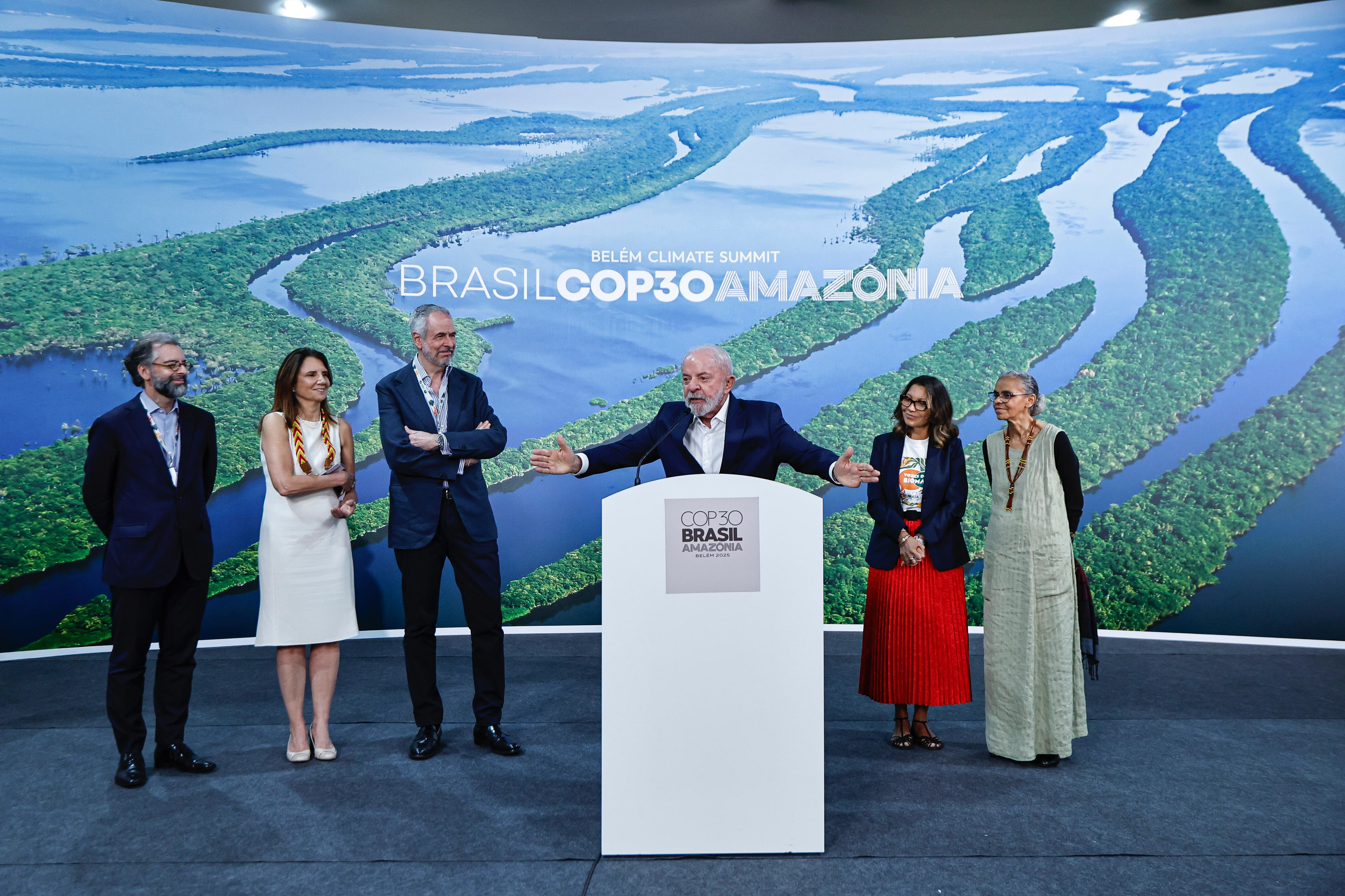 “It was very important for us to present the Amazon as it truly is, in the minds of people around the world,” said Lula, who also reflected on the challenge of hosting the Conference in a city that does not typically receive major global events. Photo: Ricardo Stuckert/Secom-PR