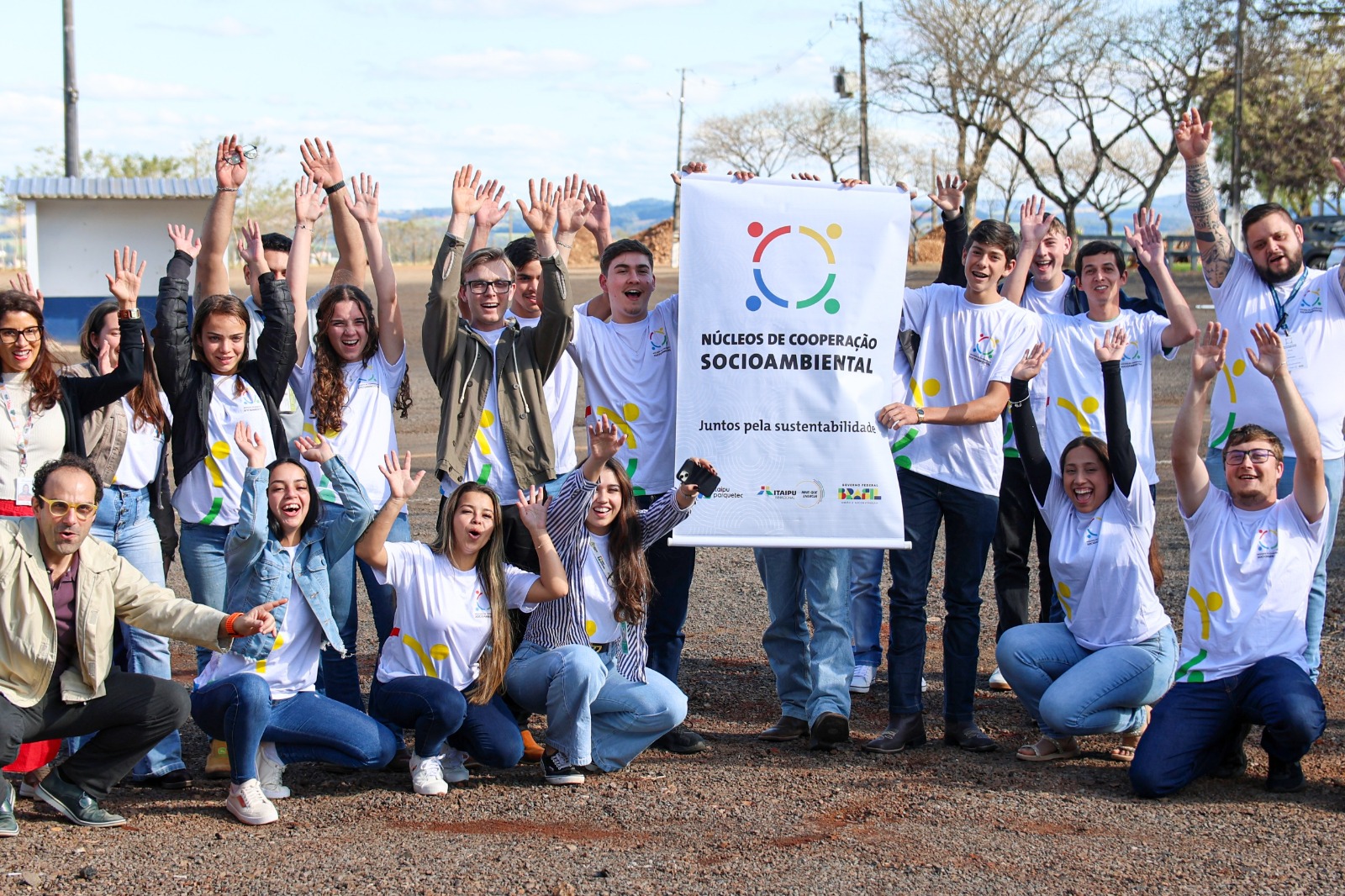 The Southwest Hub is one of the groups carrying out this work in the municipality of Dois Vizinhos (PR). Photo: Enzo Rizzi/VídeoUP