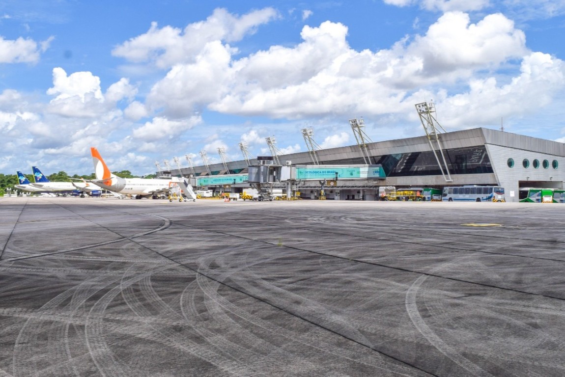 El aeropuerto recibió una inversión de BRL 470 millones en obras de reurbanización - Créditos: Patrícia Lanini / Divulgación NOA