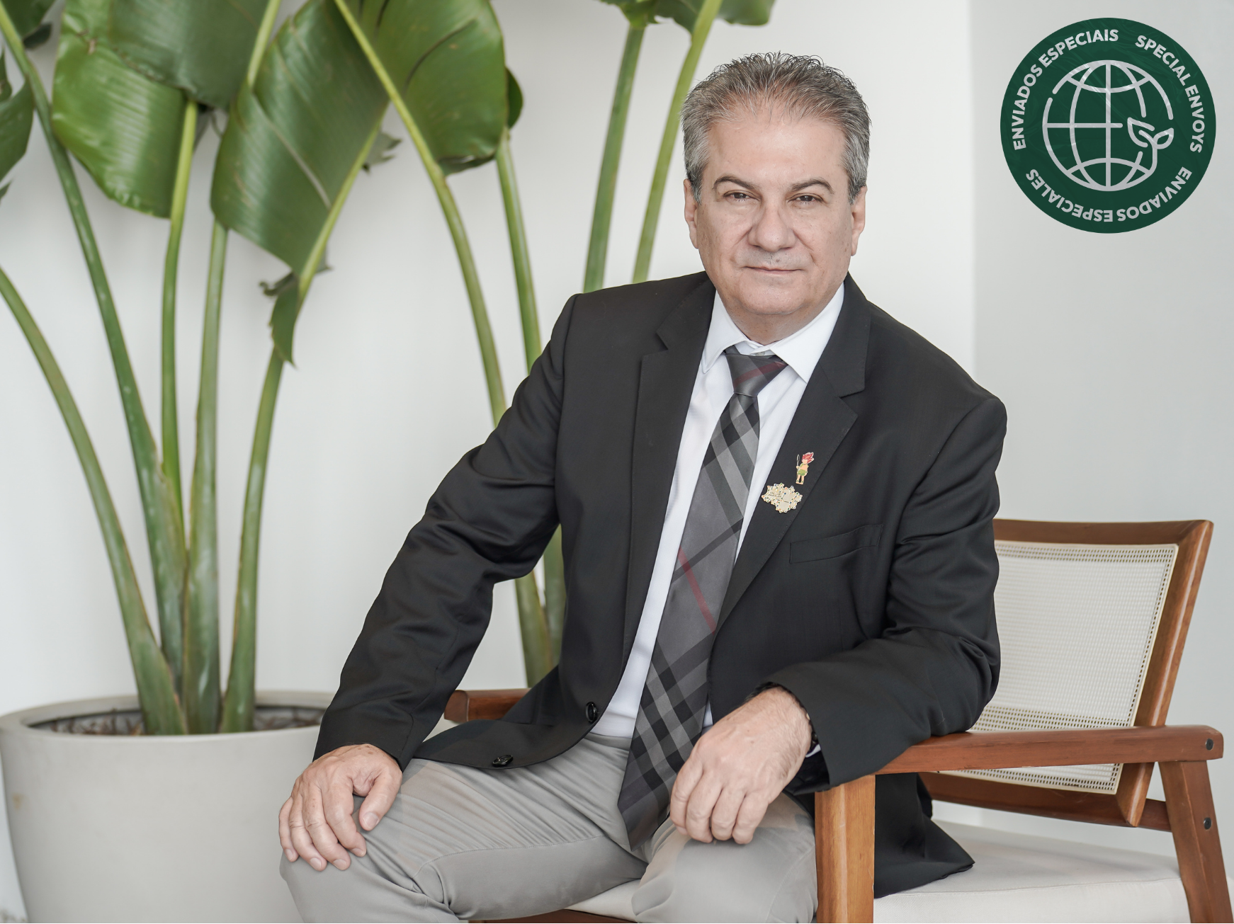 Marcello Brito, secretario ejecutivo del Consorcio Amazônia Legal, habla sobre la importancia de ser Enviado Especial con foco en los gobiernos subnacionales amazónicos. Foto: Rafa Neddermeyer/COP30