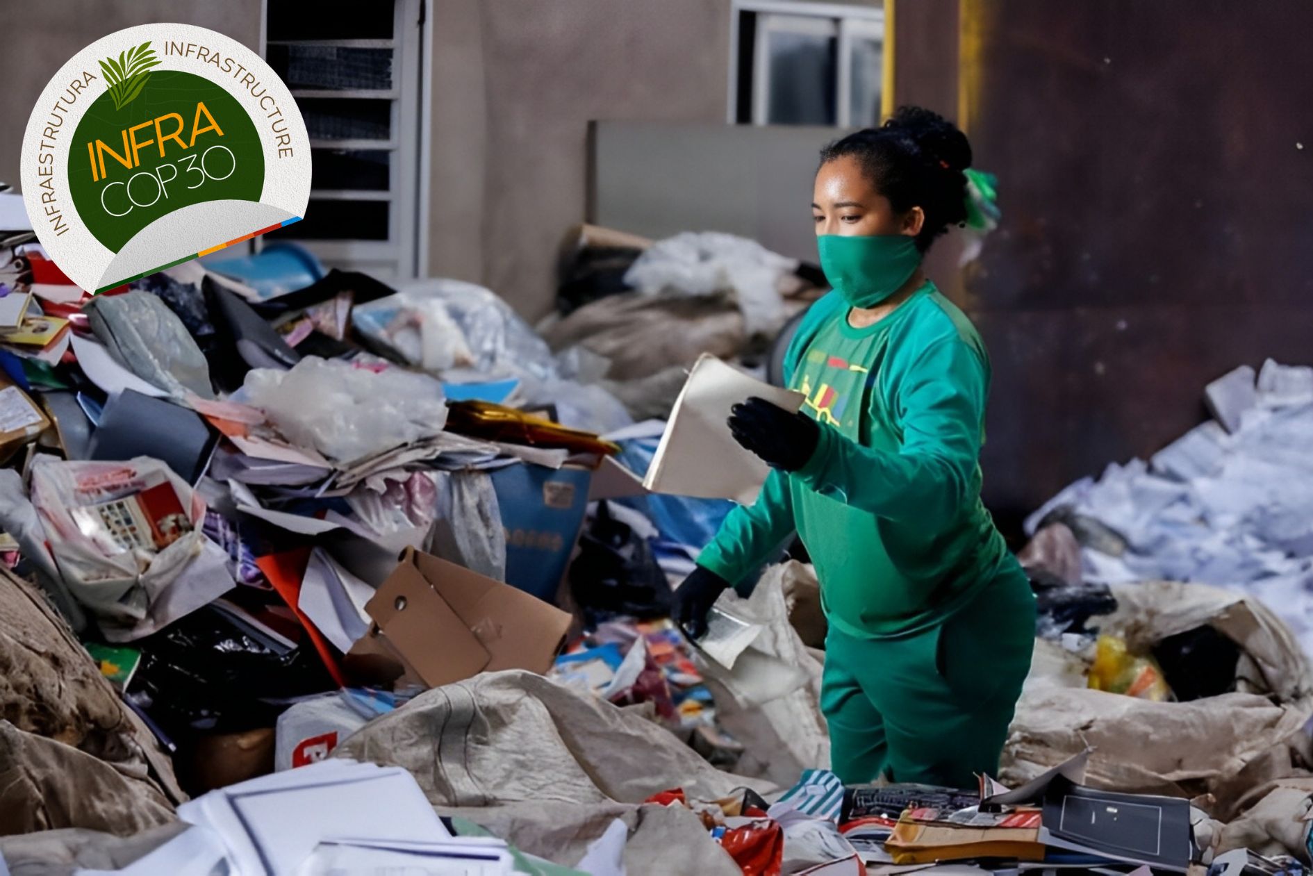 Concaves es una de las mayores cooperativas de recicladores del norte de Brasil. Foto: João Gomes/ Coordinación de Comunicación Social de Belém