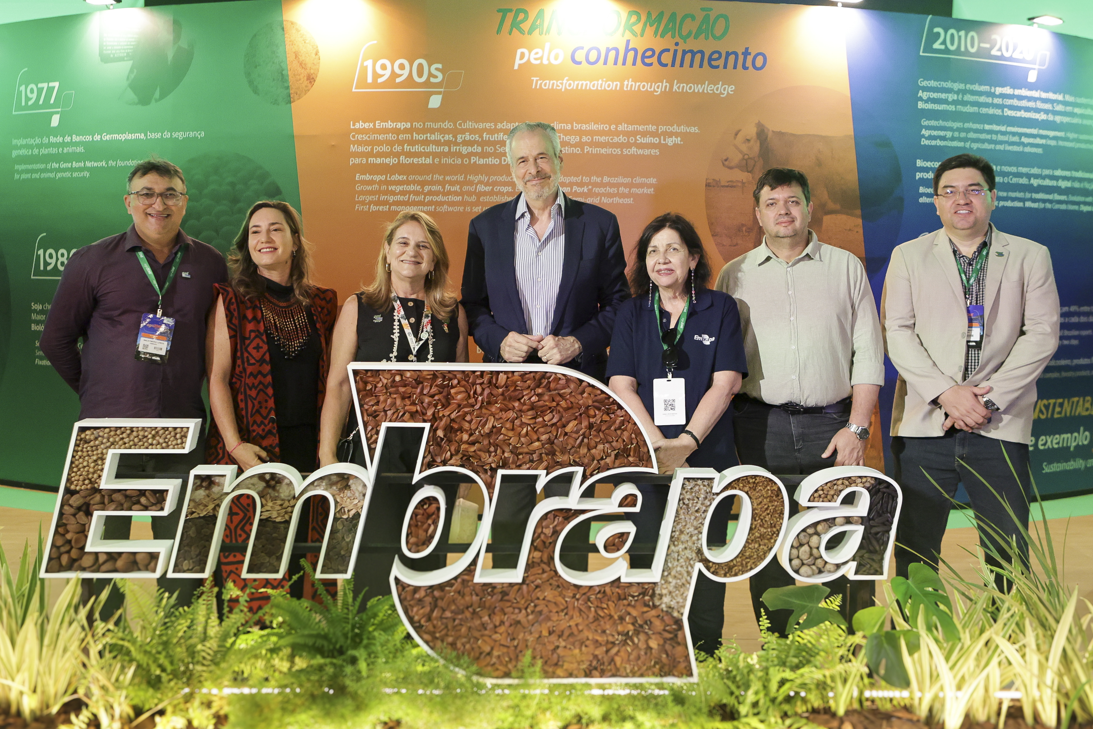 Iniciativa que reúne instituições públicas, pesquisadores e representantes do setor produtivo para apresentar ao mundo as soluções brasileiras que conciliam produção, conservação ambiental e segurança alimentar. Foto de Rafa Pereira/COP30