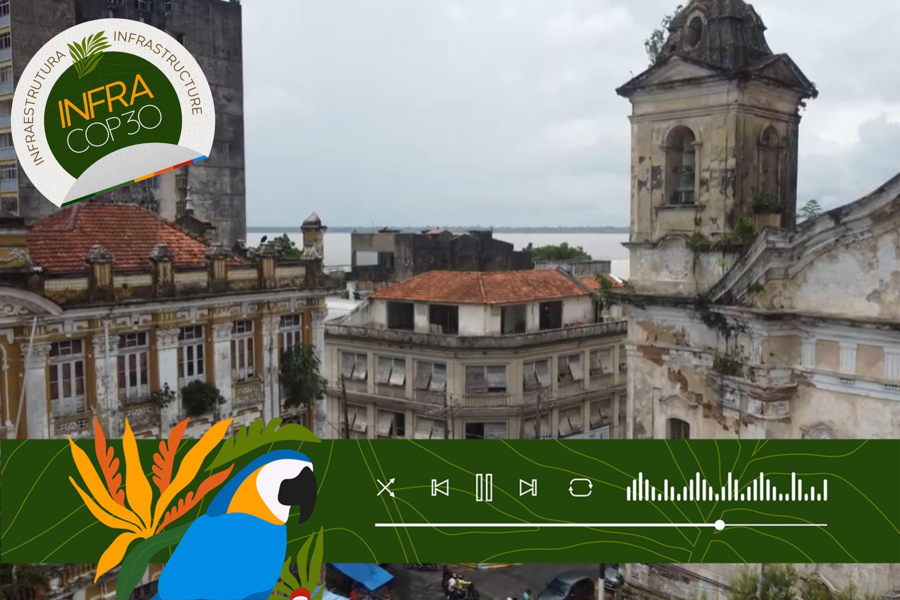 O casarão está localizado na avenida 15 de Novembro com a travessa Frutuoso Guimarães, na Praça das Mercês | Foto: Gabriel Della Giustina/COP30