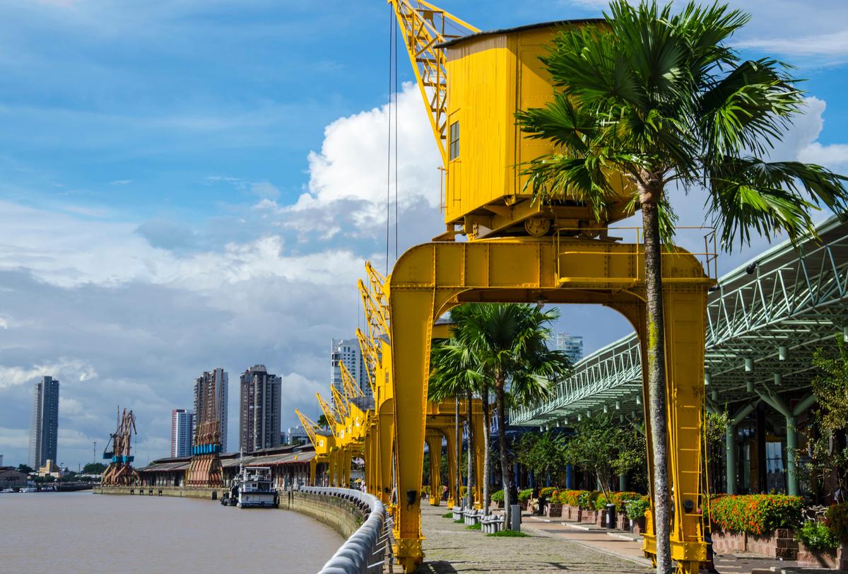 A Estação das Docas é um dos pontos turísticos de Belém. Foto: Visit Brasil