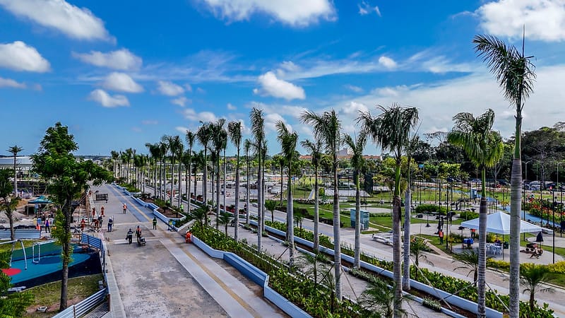 Parque da Cidade, em Belém, vai abrigar as Zonas Azul e Verde da COP30 | Foto: Rafael Neddermeyer/ Audiovisual COP30