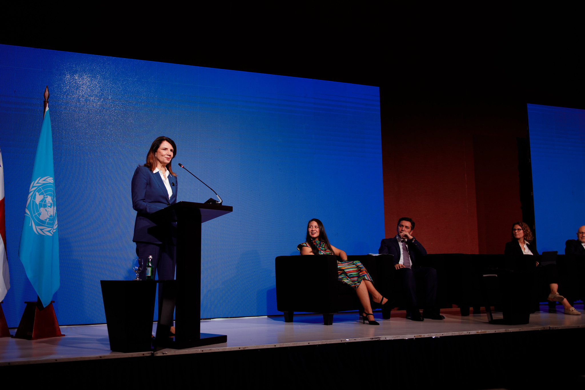 Ana Toni, CEO da COP30, destacou o papel transformador da América Latina na agenda climática no Fórum de Implementação na Semana do Clima do Panamá | Fotos: Isabela Castilho / COP30