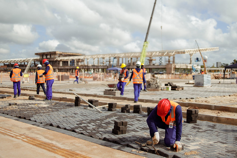 Obras no Parque da Cidade, que vai abrigar a Vila COP30, estão adiantadas e surpreendem especialistas da ONU | Foto: Isabela Castilho/COP 30 Amazônia