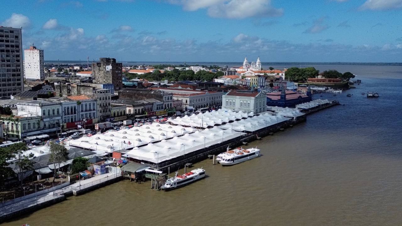 Com obras e ações do Governo Federal, Estadual e Municipal, Belém se prepara para recebe a Conferência Climática — Foto: Rafael Medelima