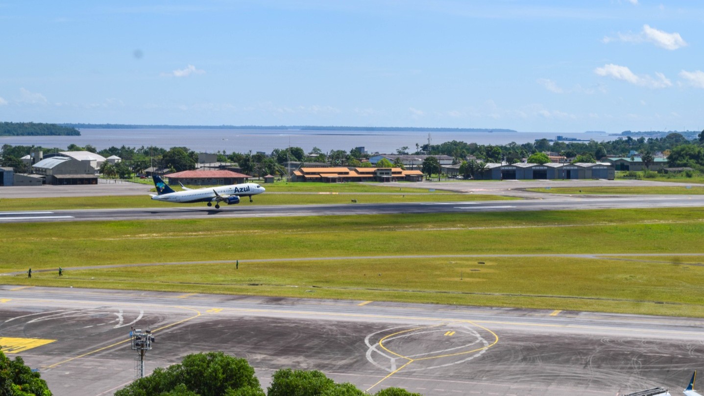 Aeroporto Internacional de Belém receberá 1.395 voos nacionais e 31 internacionais em novembro, durante a COP30 - Foto: Patrícia Lanini / Divulgação NOA