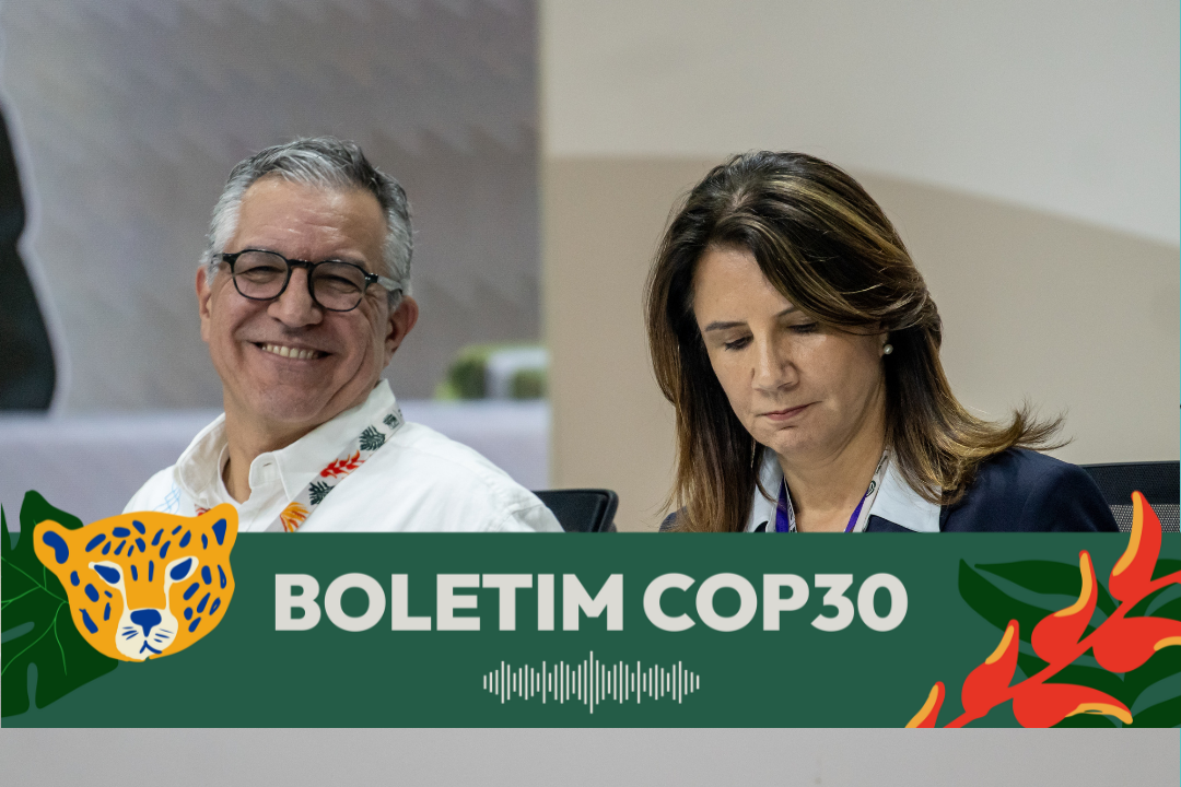 Autoridades participam de sessão da COP30 dedicada à agenda de saúde e adaptação climática. A mesa contou com representantes do Governo Federal e da direção executiva da Conferência, durante o lançamento do Plano de Ação em Saúde de Belém. Carlos Tavares | COP30