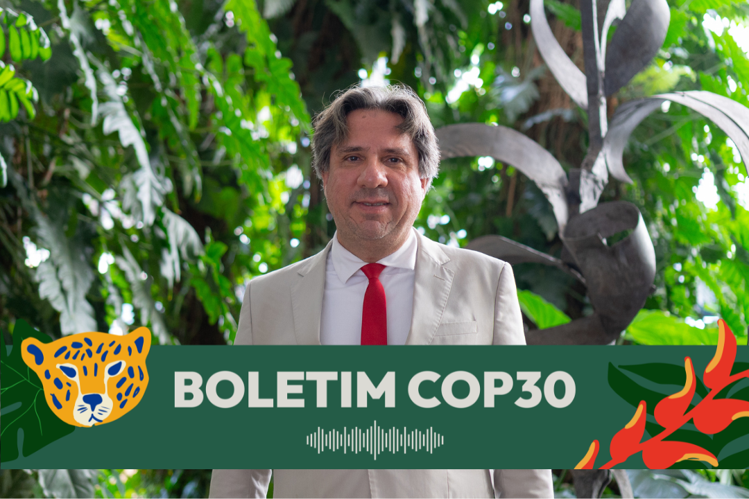 "Juntem-se a nós, contribuam com esse esforço conjunto para proteger esse ecossistema tão importante em todo o mundo", conclama o diplomata Marco Túlio. Foto: Marina Pontes/COP30