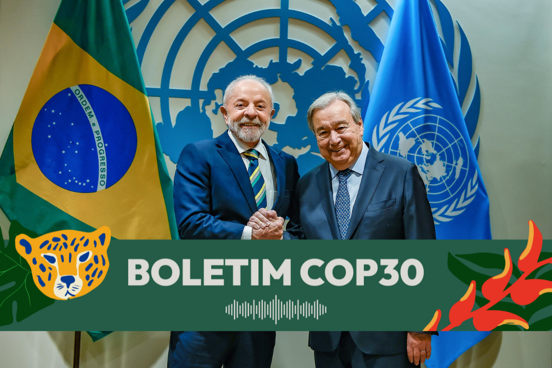 Lula e Guterres defendem a entrega das NDCs junto a 120 países, na Cúpula do Clima, em Nova York - Foto: Ricardo Stuckert / PR