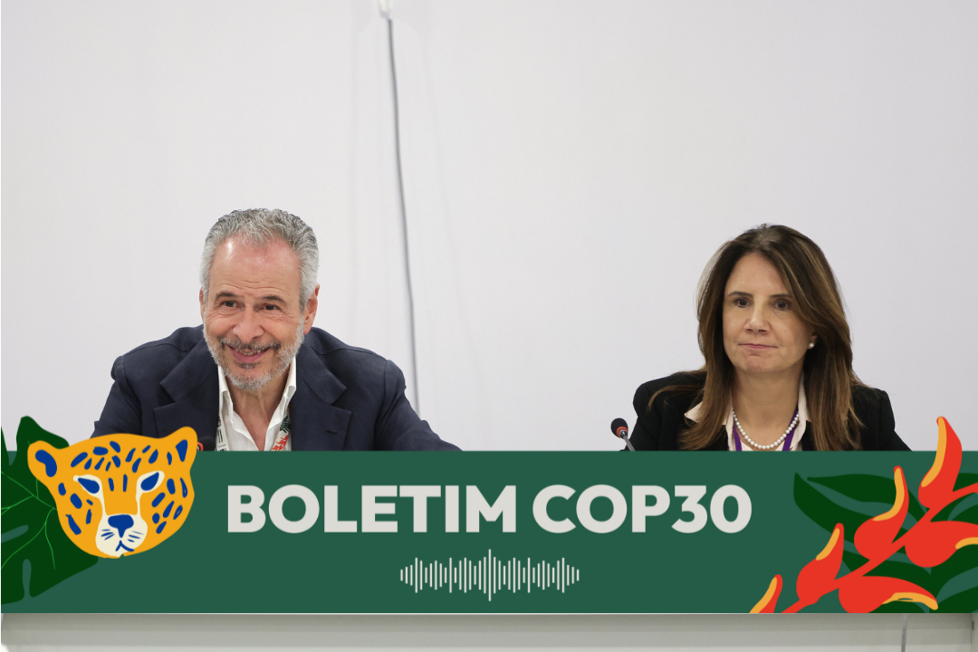Presidente da COP30, André Corrêa do Lago, e a CEO da COP30, Ana Toni - Foto: Rafa Pereira/COP30