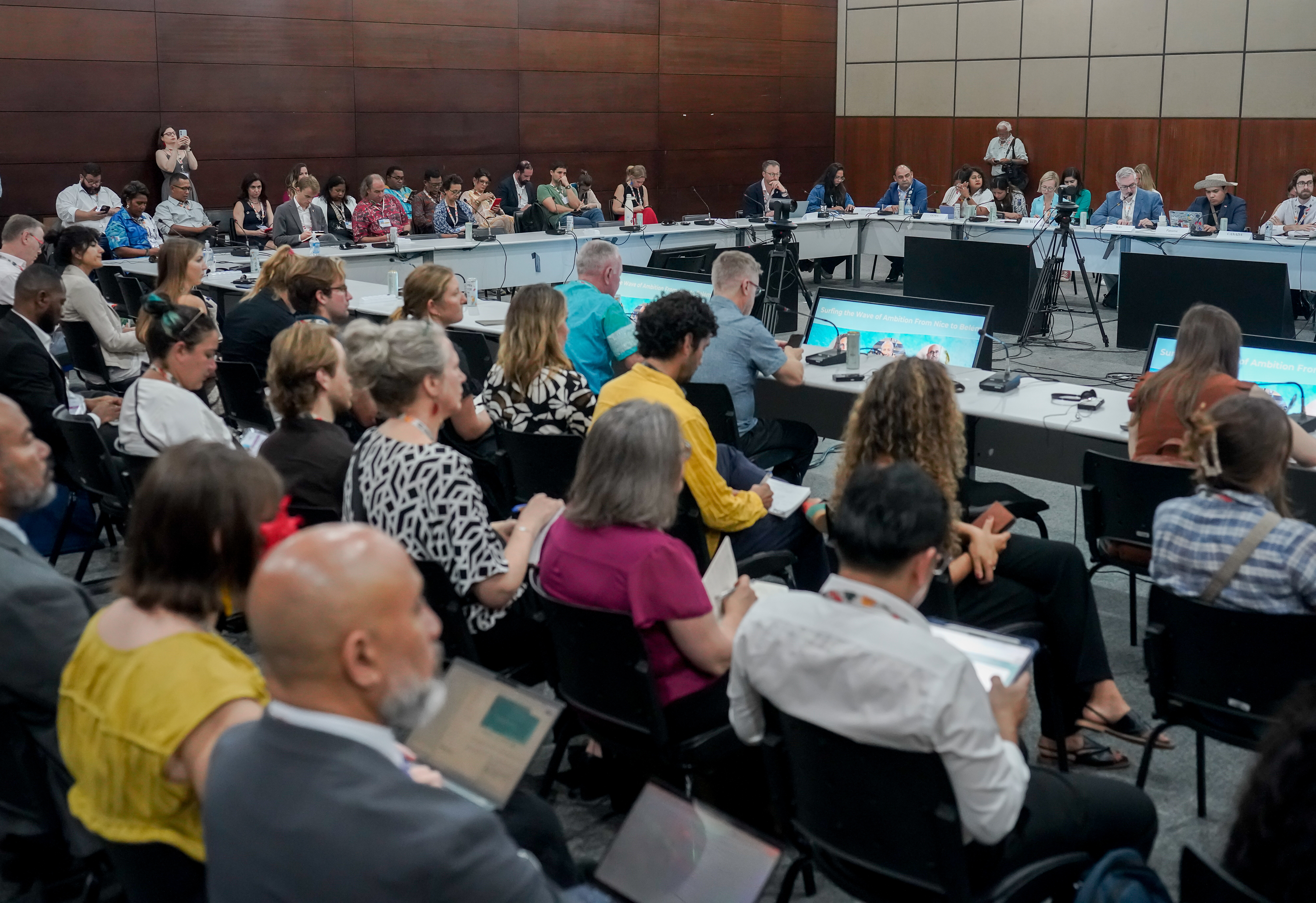 No evento, também foi anunciado que 17 países já se comprometeram a incluir o oceano em seus planos climáticos atualizados. Foto: Rafa Neddermeyer/COP30