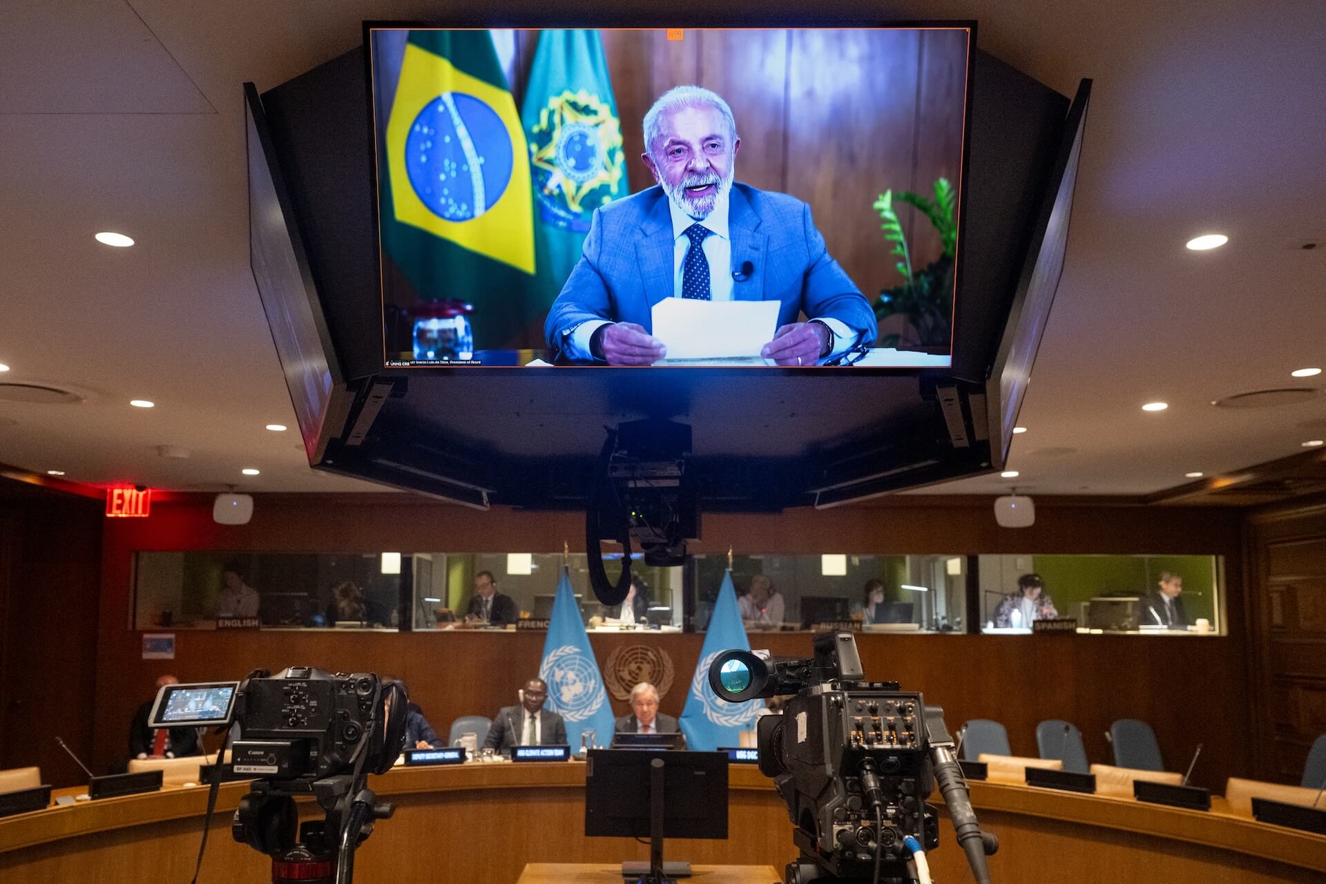 “Foi uma das reuniões mais diversas de chefes de Estado focada exclusivamente no clima em muito tempo”, disse Guterres. Foto: Eskinder Debebe/ONU