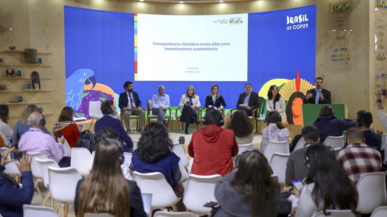 Blue Zone e Pavilhão Brasil na COP29, em Baku, Azerbaijão — Fotos: Divulgação/Apex