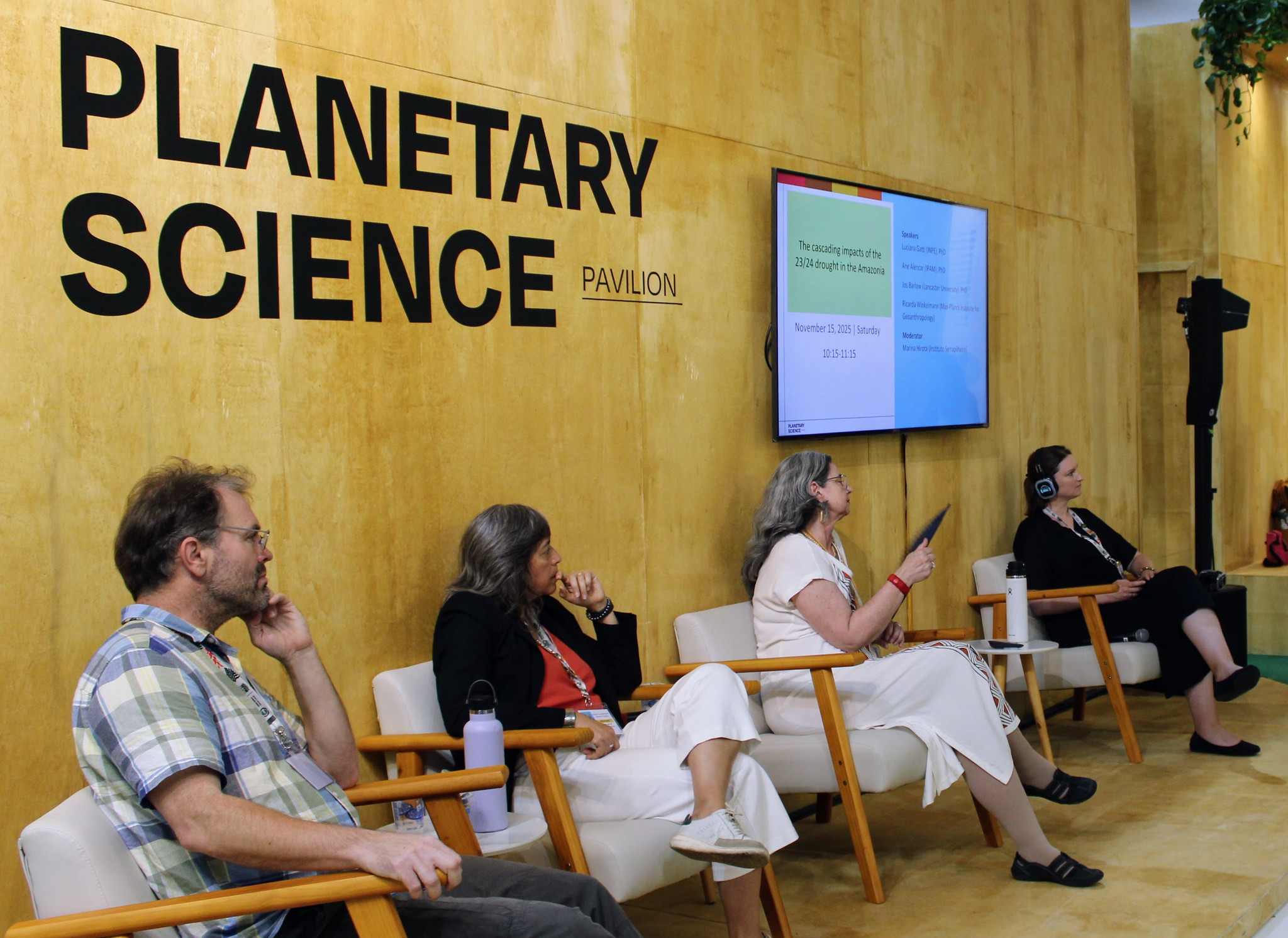 O Pavilhão de Ciências Planetárias reúne cientistas e negociadores na COP30 para transformar evidências em decisões climáticas. Foto: Nathália Lima/COP30
