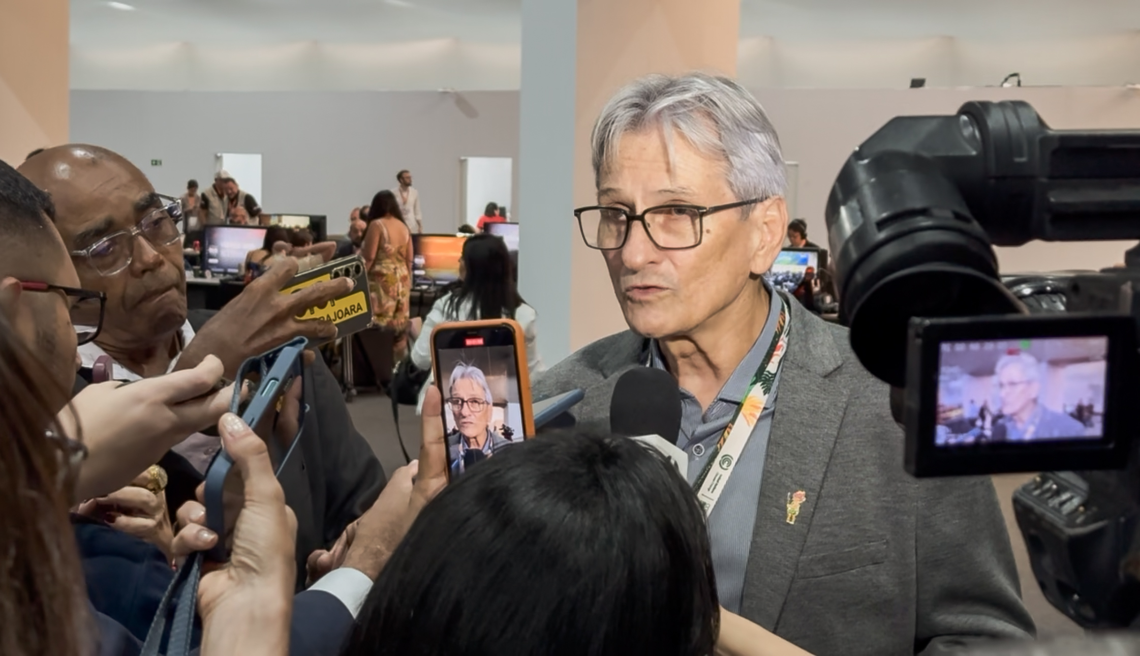  Valter Correia ressalta que essa operação reforça o compromisso do Brasil com a transparência e com o jornalismo. Foto: Rafael Medelima/COP30