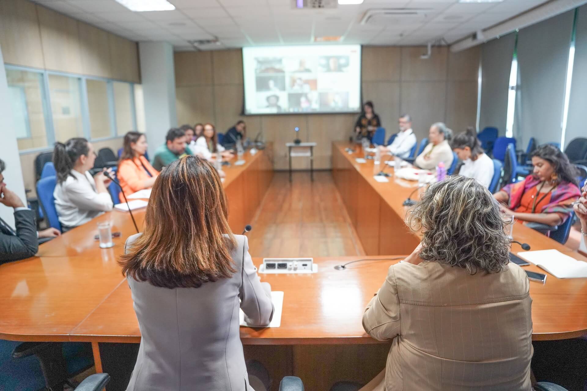 Ana Toni e Liliam Chagas receberam representações da sociedade civil no Ministério do Meio Ambiente e Mudança do Clima Foto: Rogério Cassimiro/MMA