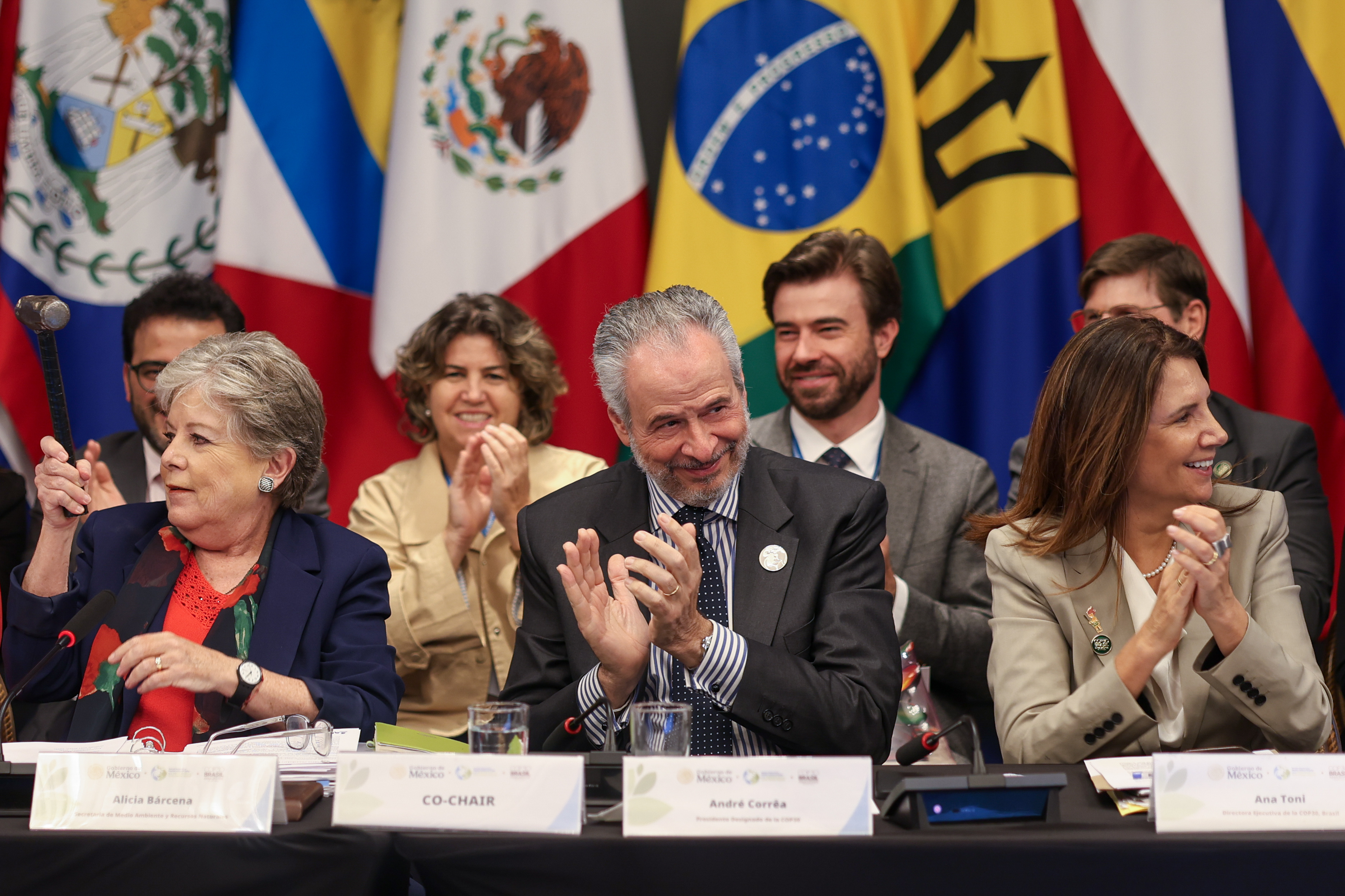 Em declaração aprovada na Cidade do México, países aprovaram apoio às agendas prioritárias da conferência do clima no Brasil | Foto: Felipe Werneck/Presidência da COP30