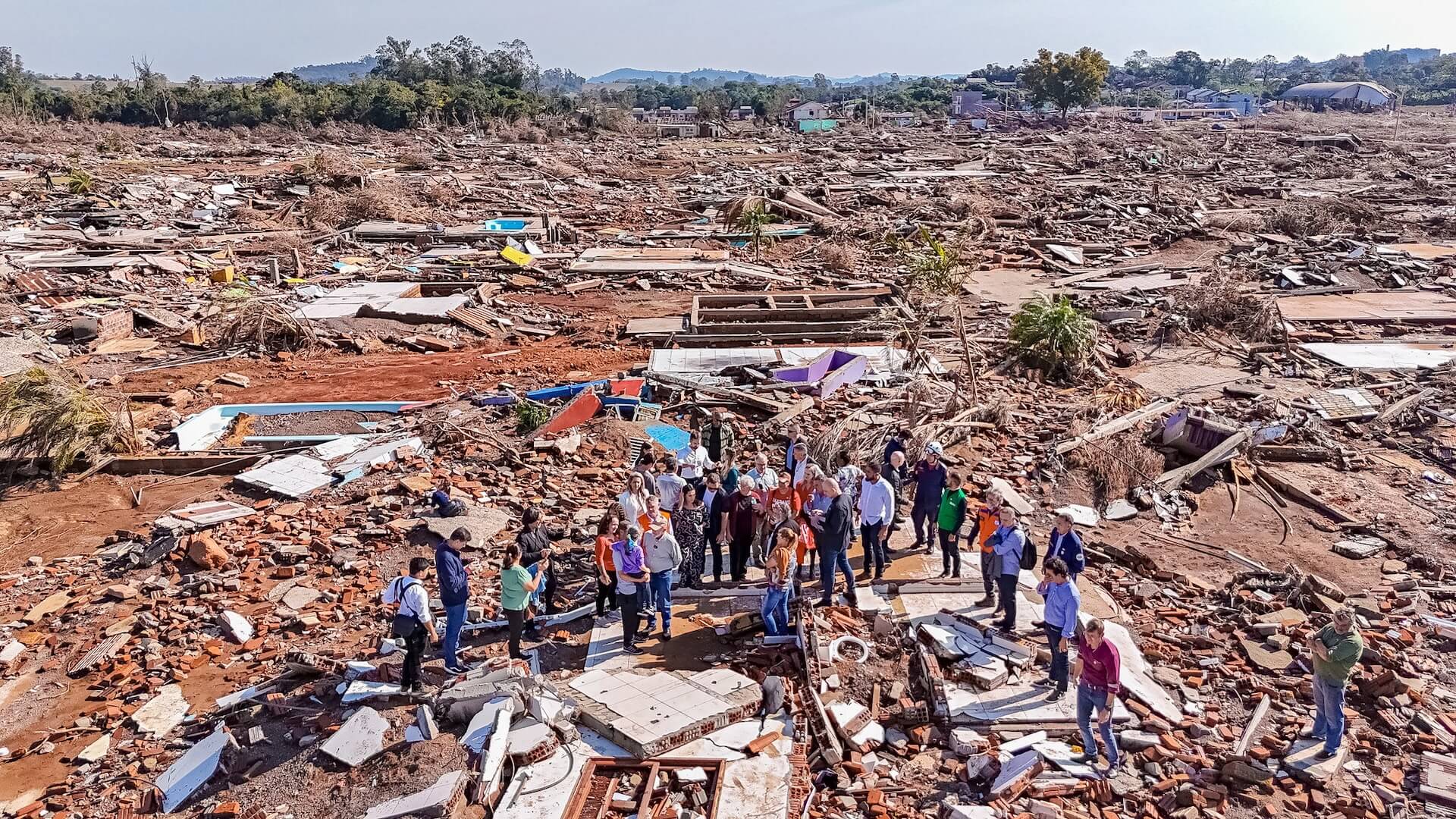 El presidente de la República, Luiz Inácio Lula da Silva, durante visita al barrio Passo de Estrela, en Cruzeiro do Sul – Rio Grande do Sul | Foto: Ricardo Stuckert/PR