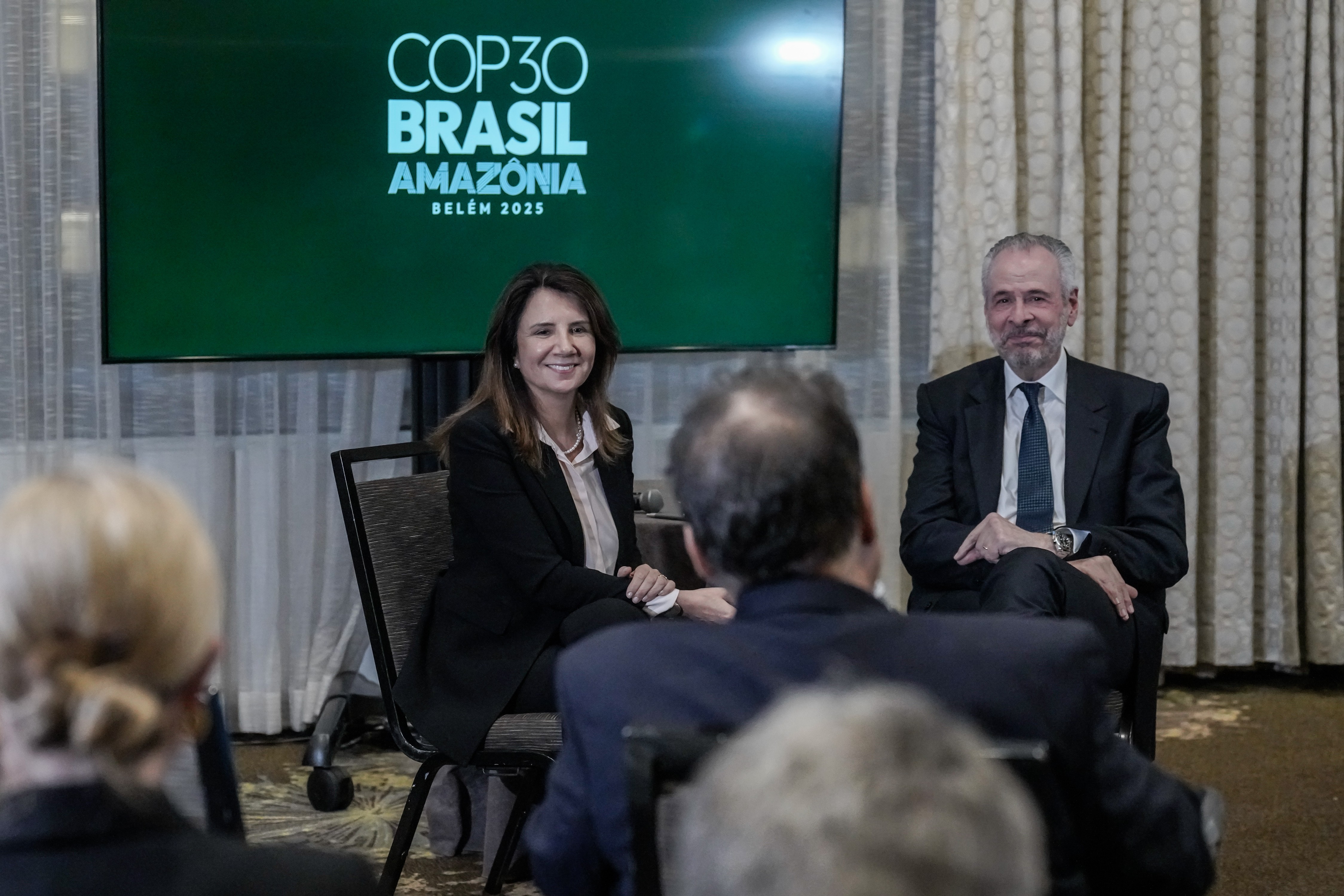 André Corrêa do Lago e Ana Toni são, respectivamente, presidente e diretora-executiva da conferência de 2025. Foto: Rafa Neddermeyer/COP30 Brasil