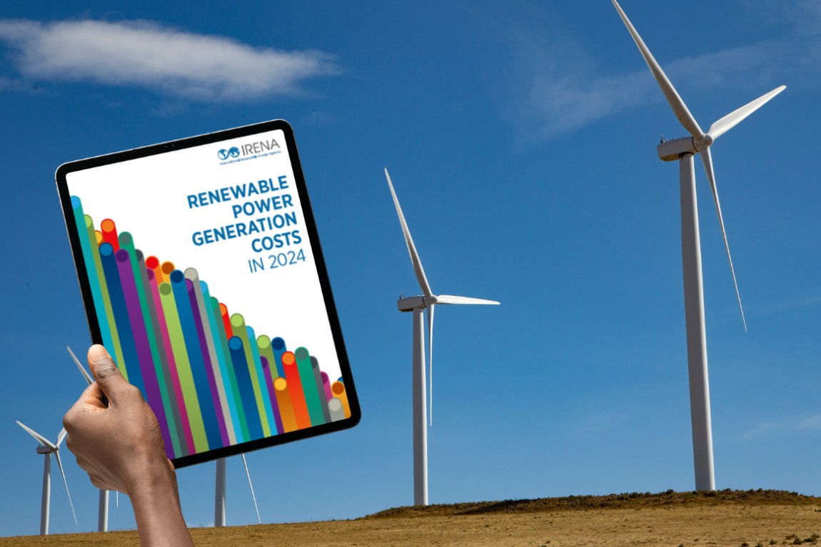 Os custos totais instalados para energia renovável diminuíram mais de 10% para todas as tecnologias entre 2023 e 2024 — Foto: Divulgação