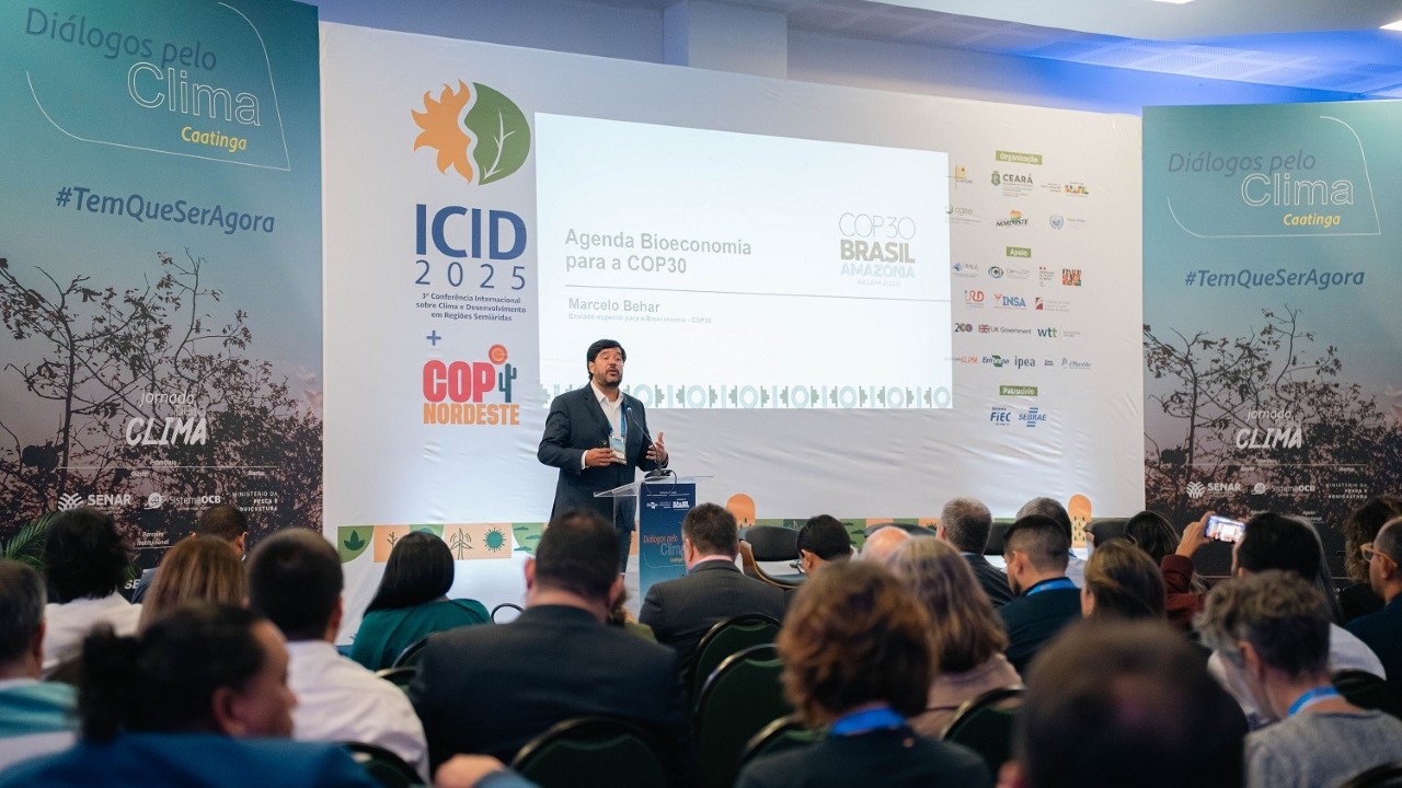 Marcelo Behar, Enviado Especial da COP30 para biodiversidade, destacou que o Brasil é um dos países com maior capacidade de prover soluções climáticas ao mundo. Foto: Reprodução/Embrapa