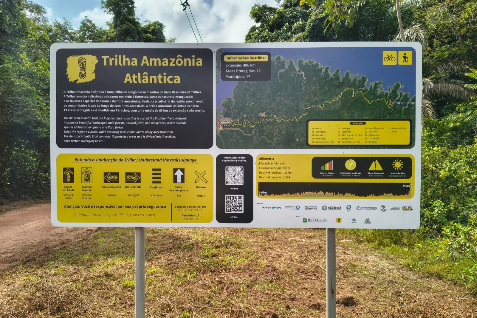Signage provides visitors with reliable information. Image: Diego Barros