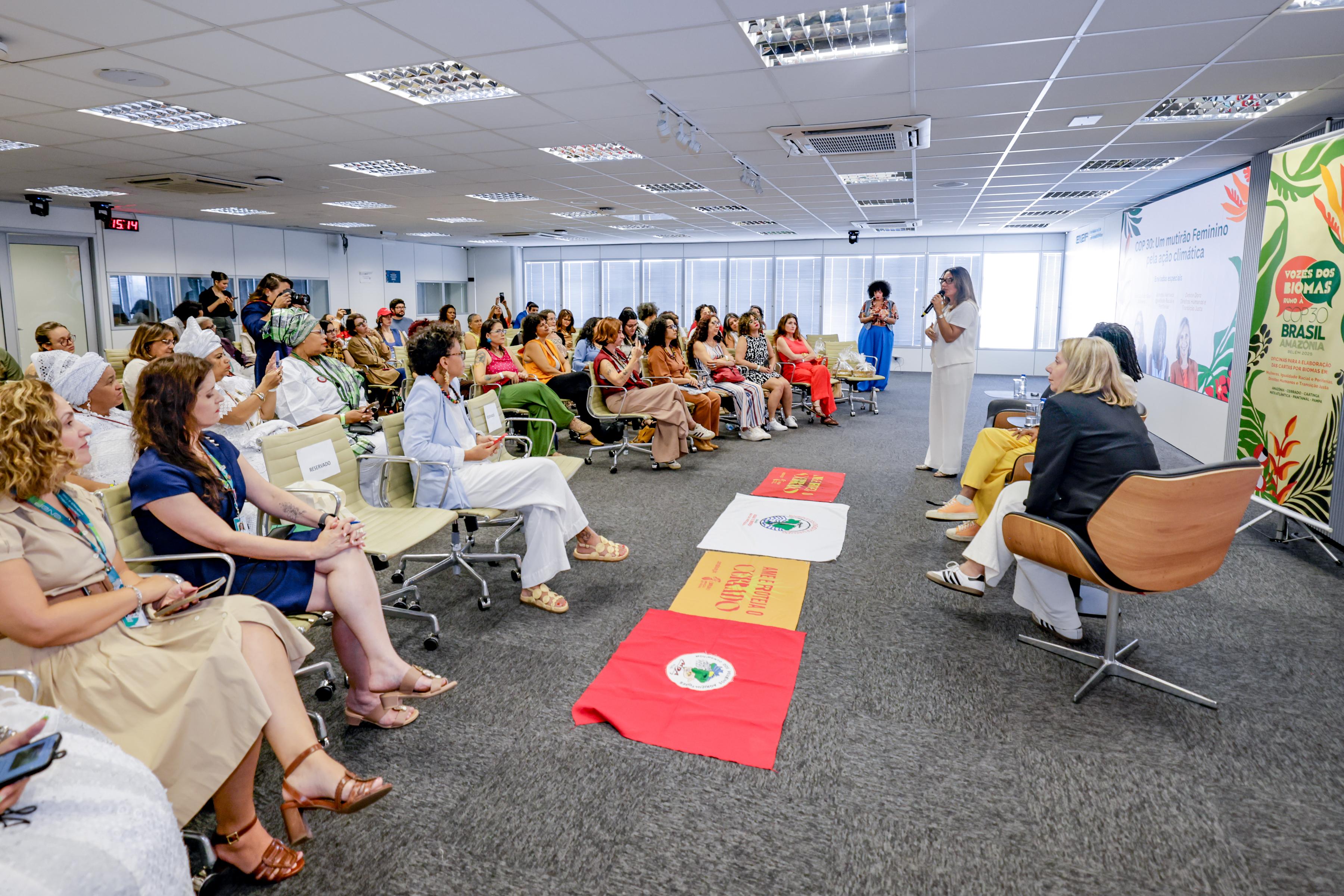 Ciclo encerrou com a última oficina, em Brasília, contemplando o bioma Cerrado. Foto: Claudio Kbene