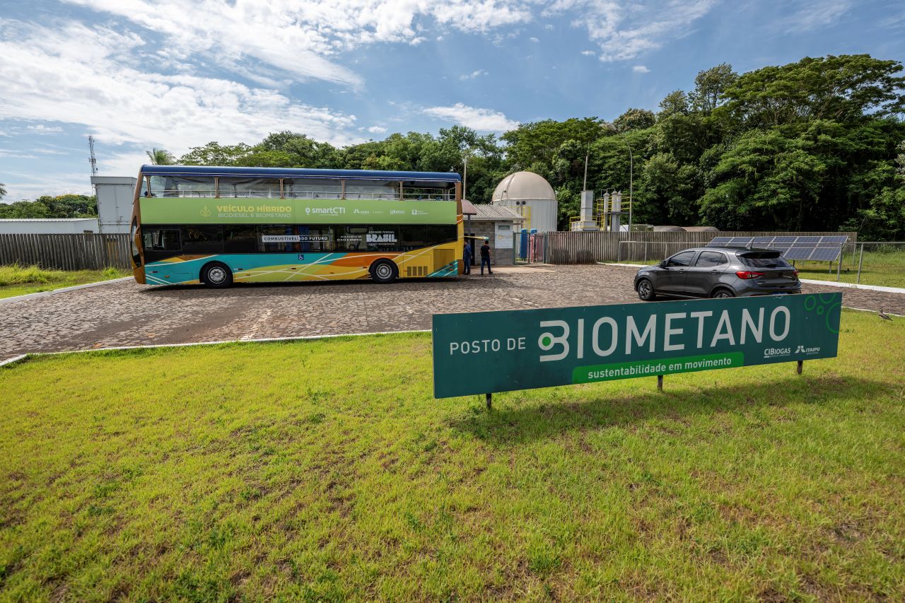 Itaipu houses a Biogas and Biomethane Demonstration Unit that operates using organic waste. Image: William Brisida / Itaipu Binacional