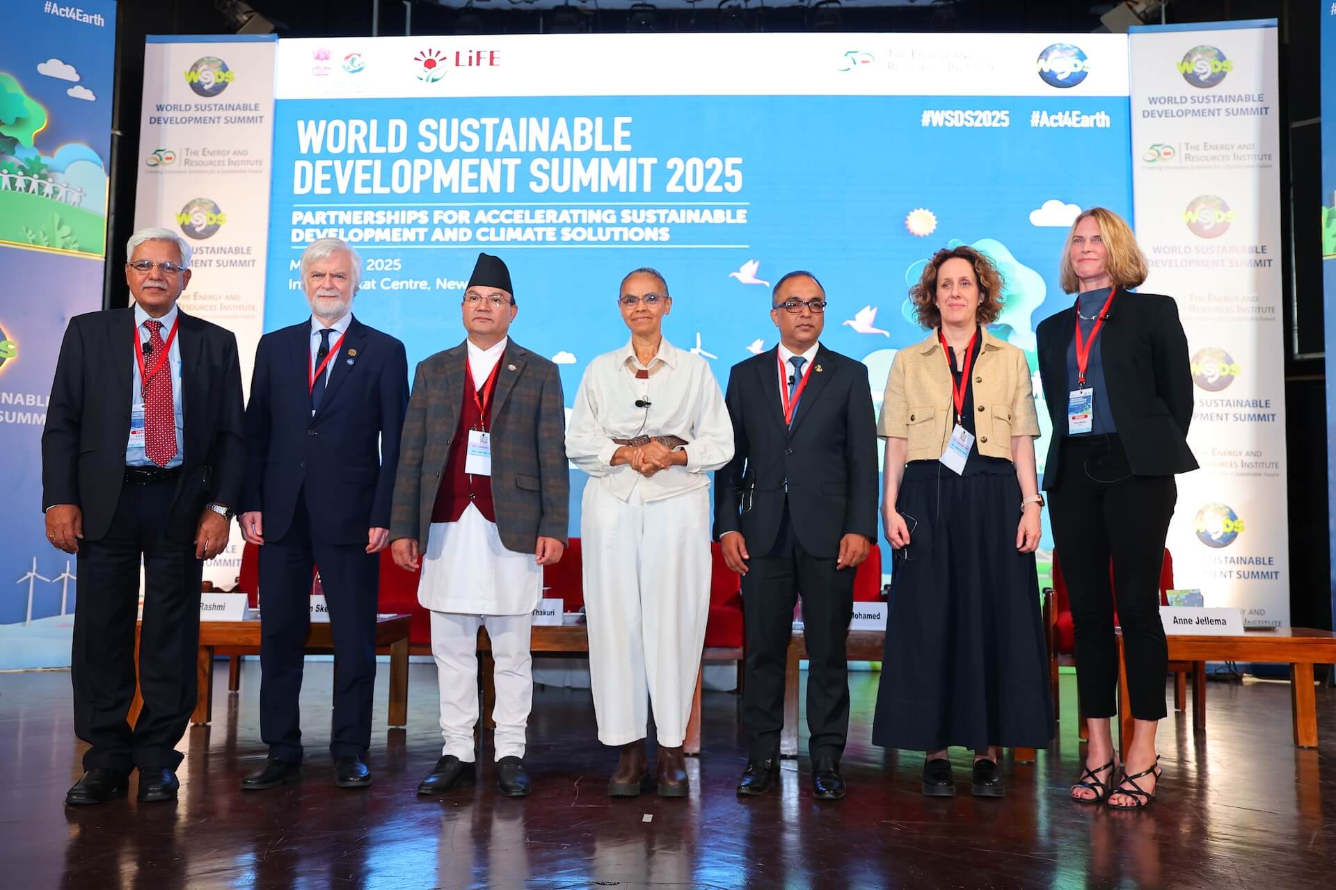 Environment ministers from Nepal, the Maldives, and Norway also took part in the panel, which included representatives from the UN and the German government | Image: TERI
