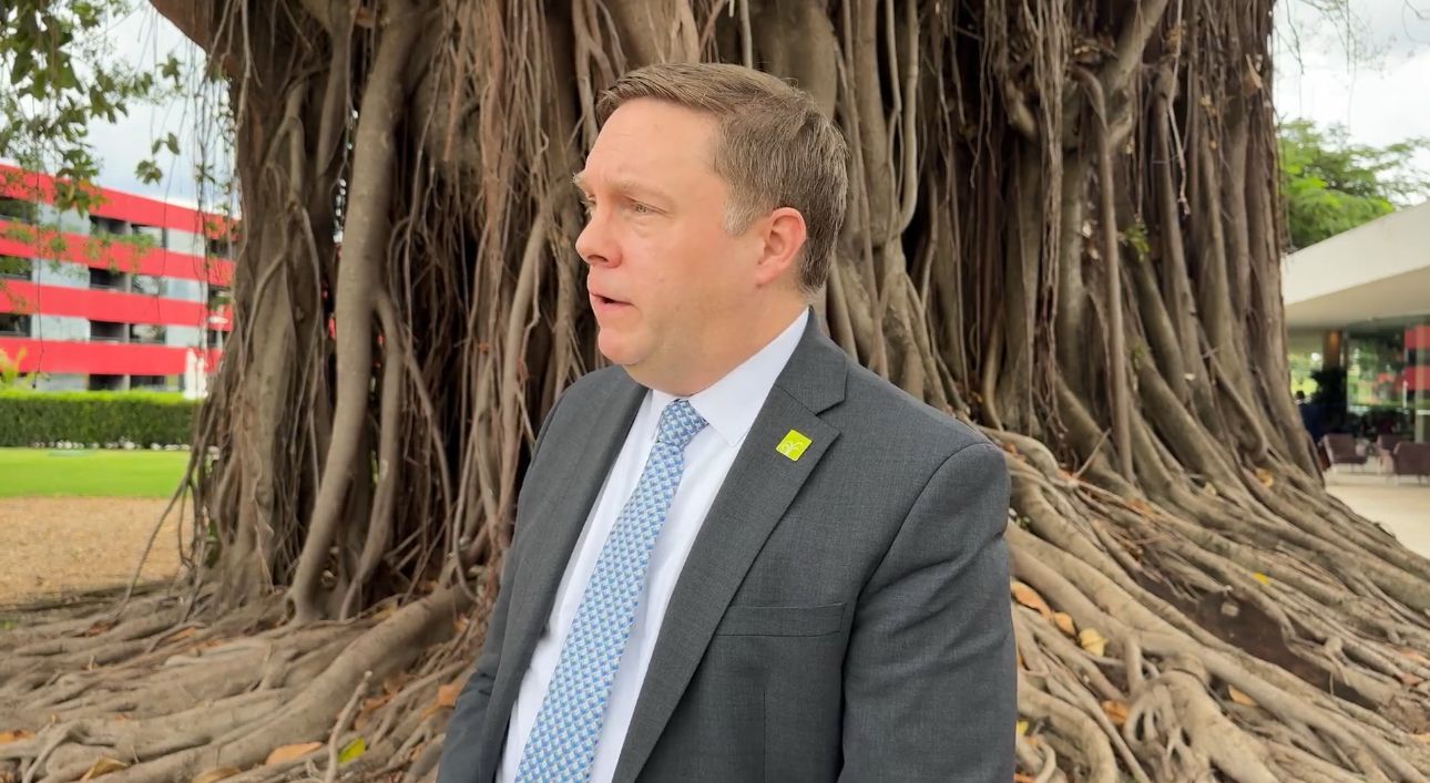 Miko Ollikainen discusses the importance of climate federalism to ensure municipalities align with the imperative of the 21st century: sustainable development. Photo: Gabriel della Giustina