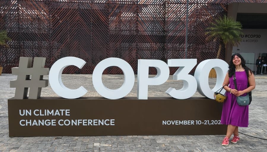 Helena Portilho, jovem comunicadora climática. Foto: Acervo pessoal.