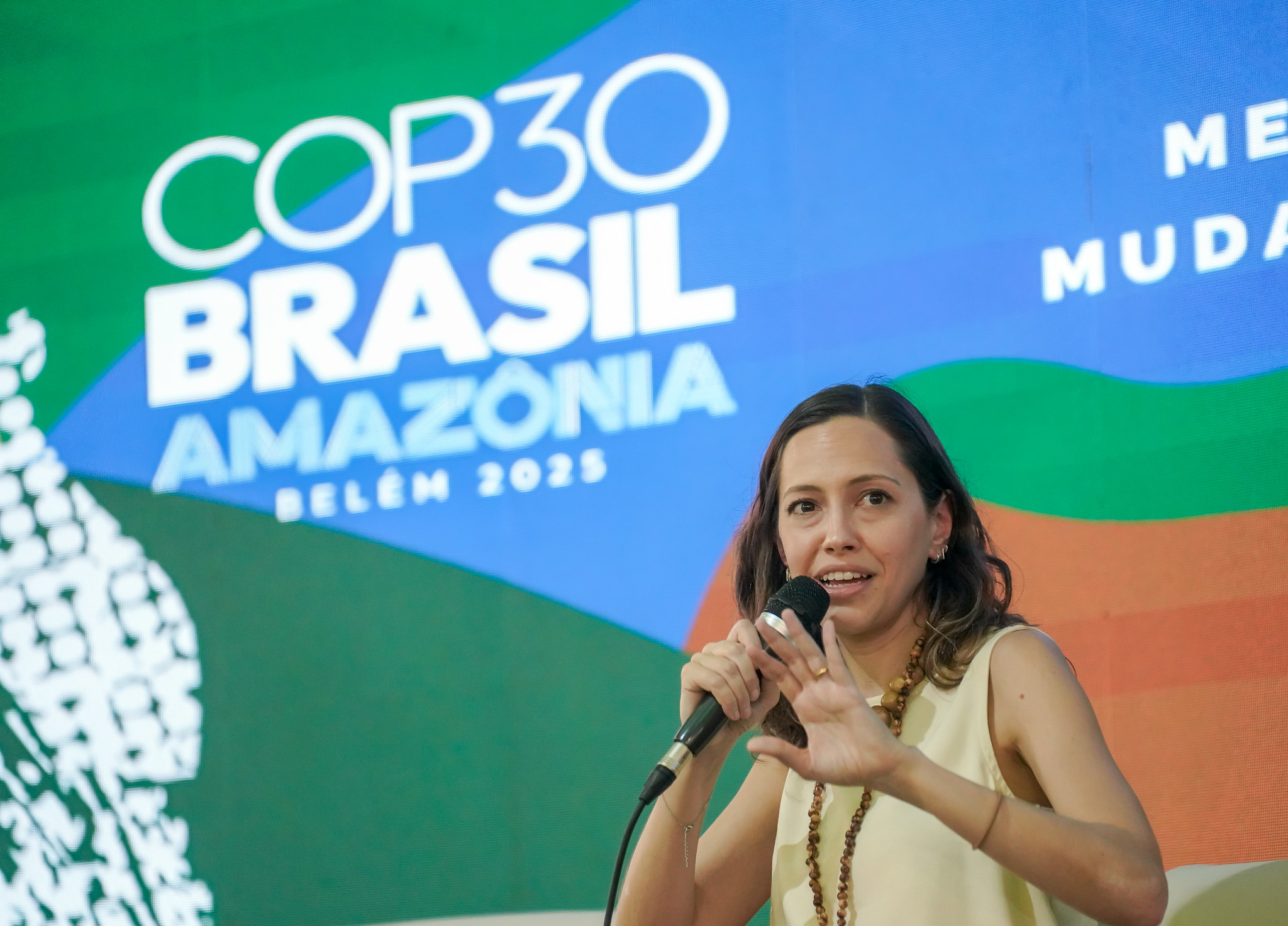 Bruna Cerqueira, Diretora da Agenda de Ação da Presidência da COP30 -  Foto: Rafa Neddermeyer/COP30 Brasil