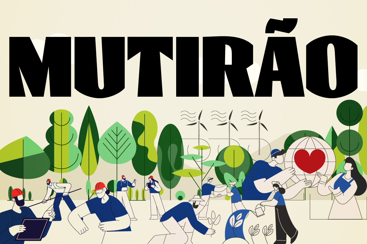 A presidência brasileira da COP30 convida o mundo a construir, juntos, um grande mutirão global pela ação climática. Imagem: Audiovisual COP30/Secom