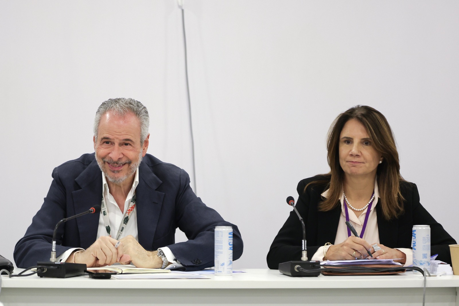 Presidente da COP30, André Corrêa do Lago, e a CEO da COP30, Ana Toni - Foto: Rafa Pereira/COP30