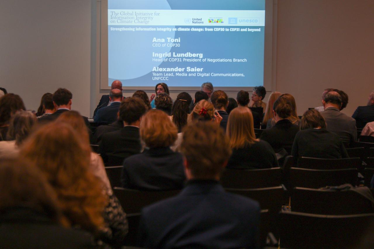 Integridade da informação ganha força na agenda climática e avança rumo à COP31 - Foto: Ana Rosa Alves/COP30