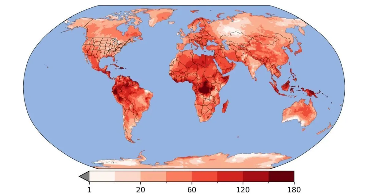2023 e 2024 foram os anos mais quentes da história desde o início dos registros globais de temperatura - Foto: Divulgação Climate Central, World Weather Attribution